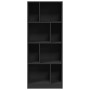 Estantería de madera de ingeniería negra 57x28,5x141 cm de , Librerías y estanterías - Ref: Foro24-847997, Precio: 72,65 €, D...