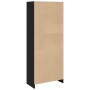 Estantería de madera de ingeniería negra 57x28,5x141 cm de , Librerías y estanterías - Ref: Foro24-847997, Precio: 72,65 €, D...