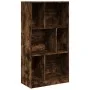 Estantería madera de ingeniería roble ahumado 57x28,5x107,5 cm de , Librerías y estanterías - Ref: Foro24-848007, Precio: 59,...