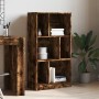 Estantería madera de ingeniería roble ahumado 57x28,5x107,5 cm de , Librerías y estanterías - Ref: Foro24-848007, Precio: 60,...