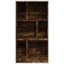 Estantería madera de ingeniería roble ahumado 57x28,5x107,5 cm de , Librerías y estanterías - Ref: Foro24-848007, Precio: 60,...