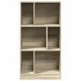 Estantería madera de ingeniería roble Sonoma 57x28,5x107,5 cm de , Librerías y estanterías - Ref: Foro24-848005, Precio: 63,2...