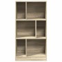 Estantería madera de ingeniería roble Sonoma 57x28,5x107,5 cm de , Librerías y estanterías - Ref: Foro24-848005, Precio: 64,2...