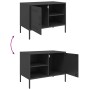 Mueble de TV acero negro 68x39x50,5 cm de , Muebles TV - Ref: Foro24-842994, Precio: 72,21 €, Descuento: %