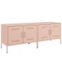 Muebles de TV 2 piezas acero rosa 68x39x50,5 cm de , Muebles TV - Ref: Foro24-842937, Precio: 142,11 €, Descuento: %