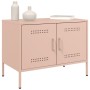Muebles de TV 2 piezas acero rosa 68x39x50,5 cm de , Muebles TV - Ref: Foro24-842937, Precio: 142,11 €, Descuento: %
