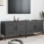 Muebles de TV 2 piezas acero negro 68x39x50,5 cm de , Muebles TV - Ref: Foro24-842935, Precio: 133,48 €, Descuento: %