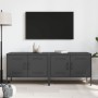 Muebles de TV 2 piezas acero negro 68x39x50,5 cm de , Muebles TV - Ref: Foro24-842935, Precio: 133,48 €, Descuento: %