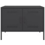 Muebles de TV 2 piezas acero negro 68x39x50,5 cm de , Muebles TV - Ref: Foro24-842935, Precio: 133,48 €, Descuento: %