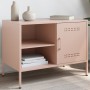 Mueble de TV acero rosa 68x39x50,5 cm de , Muebles TV - Ref: Foro24-842996, Precio: 75,63 €, Descuento: %