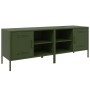 Muebles de TV 2 piezas acero verde oliva 68x39x50,5 cm de , Muebles TV - Ref: Foro24-843003, Precio: 139,95 €, Descuento: %