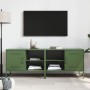 Muebles de TV 2 piezas acero verde oliva 68x39x50,5 cm de , Muebles TV - Ref: Foro24-843003, Precio: 139,95 €, Descuento: %