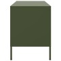 Muebles de TV 2 piezas acero verde oliva 68x39x50,5 cm de , Muebles TV - Ref: Foro24-843003, Precio: 139,95 €, Descuento: %