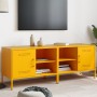 Muebles para TV 2 piezas acero amarillo mostaza 68x39x50,5 cm de , Muebles TV - Ref: Foro24-843001, Precio: 137,40 €, Descuen...