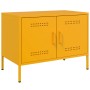 Mueble de TV de acero amarillo mostaza 68x39x50,5 cm de , Muebles TV - Ref: Foro24-842940, Precio: 79,07 €, Descuento: %
