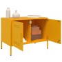Mueble de TV de acero amarillo mostaza 68x39x50,5 cm de , Muebles TV - Ref: Foro24-842940, Precio: 79,07 €, Descuento: %