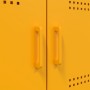 Mueble de TV de acero amarillo mostaza 68x39x50,5 cm de , Muebles TV - Ref: Foro24-842940, Precio: 79,07 €, Descuento: %