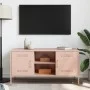 Mueble de TV de acero rosa 100,5x39x50,5 cm de , Muebles TV - Ref: Foro24-842989, Precio: 96,85 €, Descuento: %