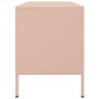 Mueble de TV de acero rosa 100,5x39x50,5 cm de , Muebles TV - Ref: Foro24-842989, Precio: 97,96 €, Descuento: %