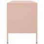 Mueble de TV de acero rosa 100,5x39x50,5 cm de , Muebles TV - Ref: Foro24-842989, Precio: 96,85 €, Descuento: %
