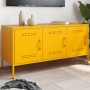 Mueble de TV de acero amarillo mostaza 100,5x39x50,5 cm de , Muebles TV - Ref: Foro24-842949, Precio: 123,00 €, Descuento: %