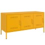 Mueble de TV de acero amarillo mostaza 100,5x39x50,5 cm de , Muebles TV - Ref: Foro24-842949, Precio: 123,00 €, Descuento: %