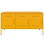 Mueble de TV de acero amarillo mostaza 100,5x39x50,5 cm de , Muebles TV - Ref: Foro24-842949, Precio: 123,00 €, Descuento: %