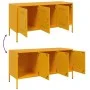 Mueble de TV de acero amarillo mostaza 100,5x39x50,5 cm de , Muebles TV - Ref: Foro24-842949, Precio: 118,28 €, Descuento: %