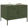 Mesa de centro acero laminado en frío verde oliva 68x50x50,5 cm de , Mesas de centro - Ref: Foro24-843034, Precio: 89,42 €, D...