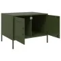 Mesa de centro acero laminado en frío verde oliva 68x50x50,5 cm de , Mesas de centro - Ref: Foro24-843034, Precio: 89,42 €, D...