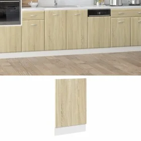 Panel para lavavajillas contrachapada color roble 45x3x67 cm de , Armarios de cocina - Ref: Foro24-849628, Precio: 19,14 €, D...