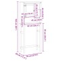 Mueble de baño para lavadora Corona madera maciza de pino de , Muebles de baño - Ref: Foro24-4013407, Precio: 115,34 €, Descu...