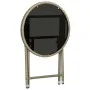 Mesa de centro de ratán sintético y vidrio templado beige 60 cm de vidaXL, Mesas de jardín - Ref: Foro24-310559, Precio: 64,7...