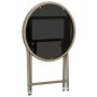 Mesa de centro de ratán sintético y vidrio templado beige 60 cm de vidaXL, Mesas de jardín - Ref: Foro24-310559, Precio: 65,9...