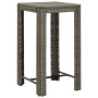 Juego de bar de jardín de 3 piezas con cojines ratán PE gris de , Conjuntos de jardín - Ref: Foro24-3261450, Precio: 201,42 €...