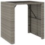 Juego de bar de jardín de 5 piezas con cojines ratán PE gris de , Conjuntos de jardín - Ref: Foro24-3261508, Precio: 396,31 €...