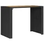 Juego de bar de jardín 7 piezas con cojines ratán PE negro de , Conjuntos de jardín - Ref: Foro24-3261517, Precio: 538,17 €, ...