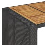 Juego de bar de jardín 7 piezas con cojines ratán PE negro de , Conjuntos de jardín - Ref: Foro24-3261517, Precio: 504,56 €, ...