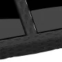 Mesa jardín vidrio templado ratán sintético negro 250x100x75 cm de vidaXL, Mesas de jardín - Ref: Foro24-310592, Precio: 247,...