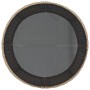 Sofá de jardín semicircular con mesa y cojines ratán PE beige de , Sofás de exterior - Ref: Foro24-3318519, Precio: 450,14 €,...