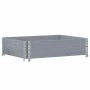 Collar de palet madera maciza de pino gris 80x60 cm de , Plataformas de carga y palés - Ref: Foro24-4010266, Precio: 35,13 €,...