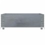 Collar de palet madera maciza de pino gris 80x60 cm de , Plataformas de carga y palés - Ref: Foro24-4010266, Precio: 35,13 €,...