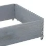 Collar de palet madera maciza de pino gris 80x60 cm de , Plataformas de carga y palés - Ref: Foro24-4010266, Precio: 34,09 €,...