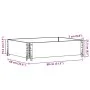 Collar de palet madera maciza de pino gris 80x60 cm de , Plataformas de carga y palés - Ref: Foro24-4010266, Precio: 34,09 €,...