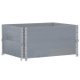 Collares de palets 2 uds madera maciza de pino gris 80x60 cm de , Plataformas de carga y palés - Ref: Foro24-4010270, Precio:...