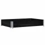 Collar de palet madera maciza de pino negro 120x80 cm de , Plataformas de carga y palés - Ref: Foro24-4010272, Precio: 39,57 ...