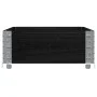 Collar de palet madera maciza de pino negro 100x50 cm de , Plataformas de carga y palés - Ref: Foro24-4010279, Precio: 41,50 ...