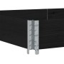 Collar de palet madera maciza de pino negro 150x100 cm de , Plataformas de carga y palés - Ref: Foro24-4010302, Precio: 58,62...