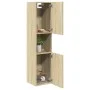Armario de baño madera ingeniería roble Sonoma 30x30x130 cm de , Tocadores de baño - Ref: Foro24-849635, Precio: 51,63 €, Des...