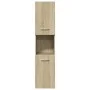 Armario de baño madera ingeniería roble Sonoma 30x30x130 cm de , Tocadores de baño - Ref: Foro24-849635, Precio: 51,63 €, Des...